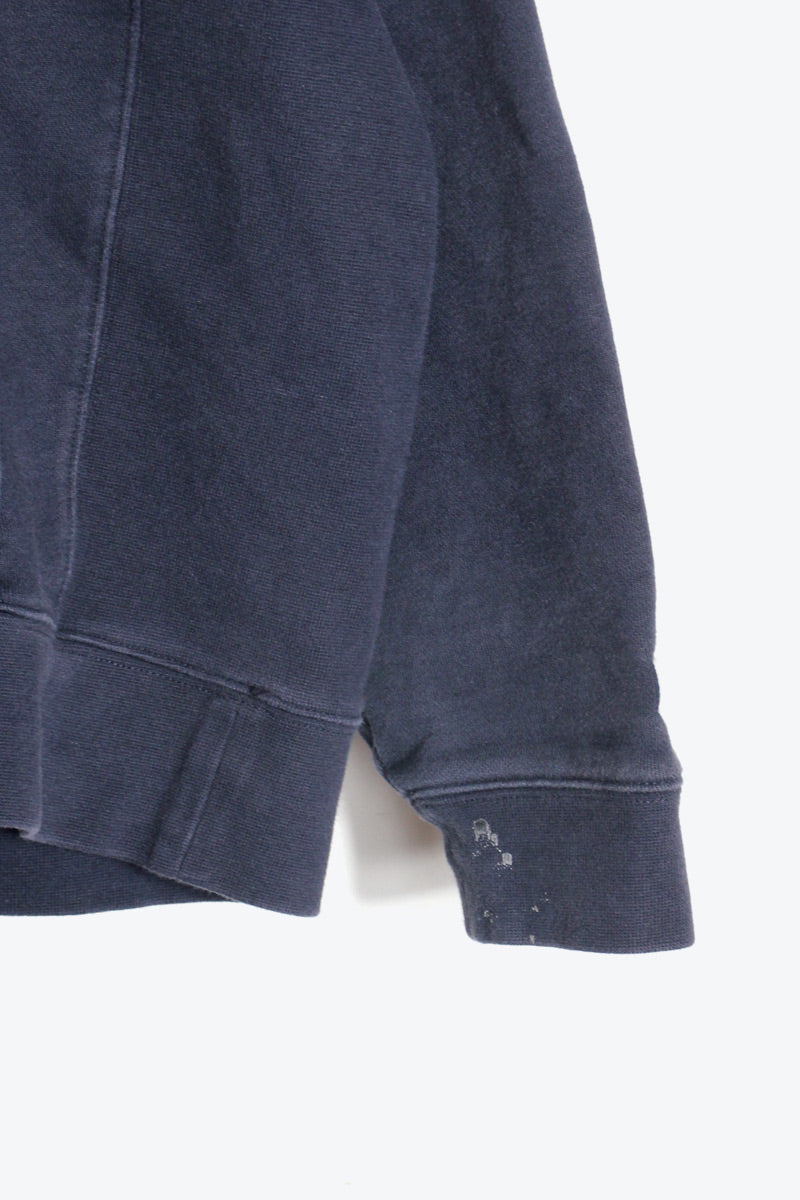 NY YANKEES PULLOVER SWEAT HOODIE / NAVY [SIZE: M USED]