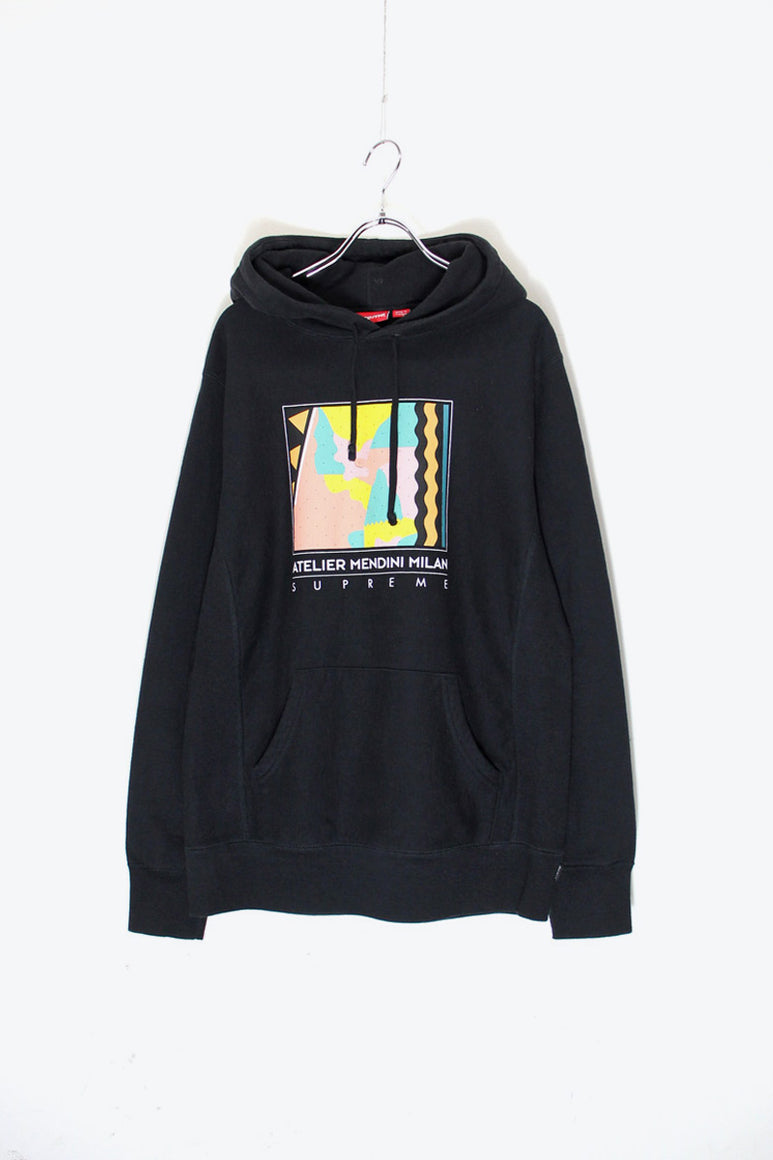 MADE IN CANADA 16/SS MENDINI HOODIE SWEATSHIRT / BLACK [SIZE: M USED]