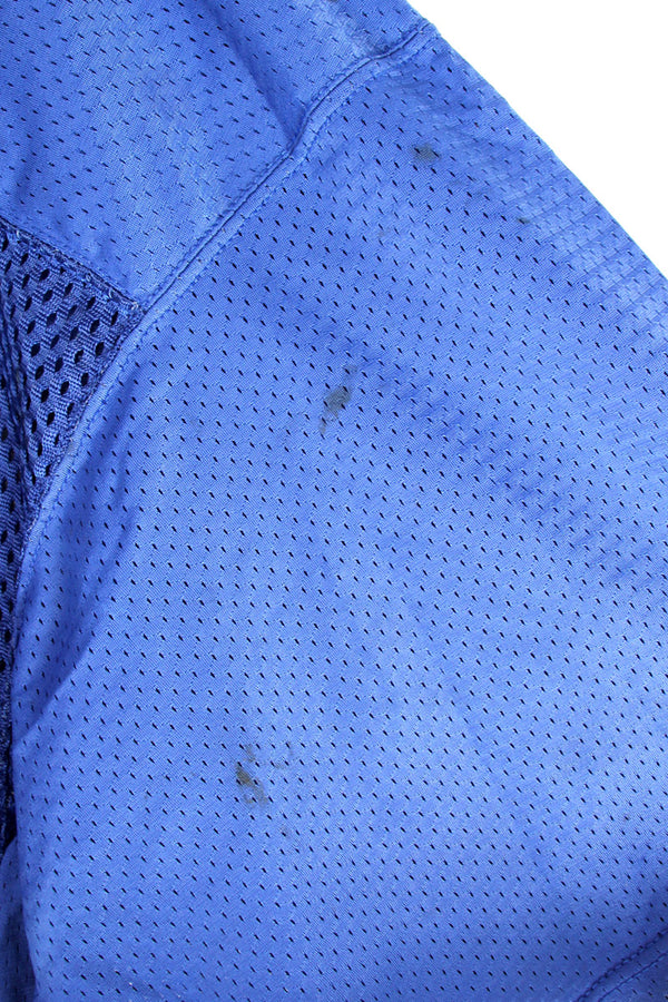 90'S V-NECK GAME SHIRT / BLUE [SIZE: XL USED]