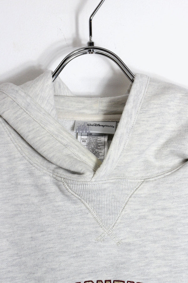 MICKEY EMBROIDERY SWEAT HOODIE / GRAY [SIZE: XL USED]