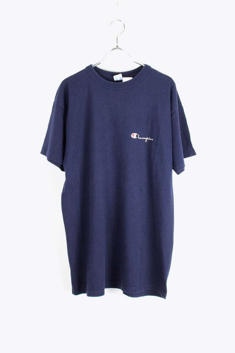 MADE IN USA 90'S S/S SWEAT T-SHIRT / BLUE [SIZE: XL USED]