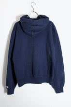 画像をギャラリービューアに読み込む, MADE IN USA 90&#39;S HOODIE SWEATSHIRT / NAVY [SIZE: L USED]
