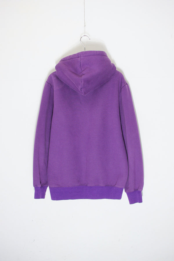 LOGO PRINT HOODIE SWEATSHIRT / PURPLE [SIZE: L USED]
