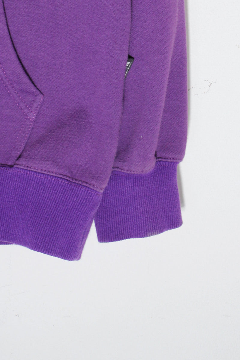LOGO PRINT HOODIE SWEATSHIRT / PURPLE [SIZE: L USED]