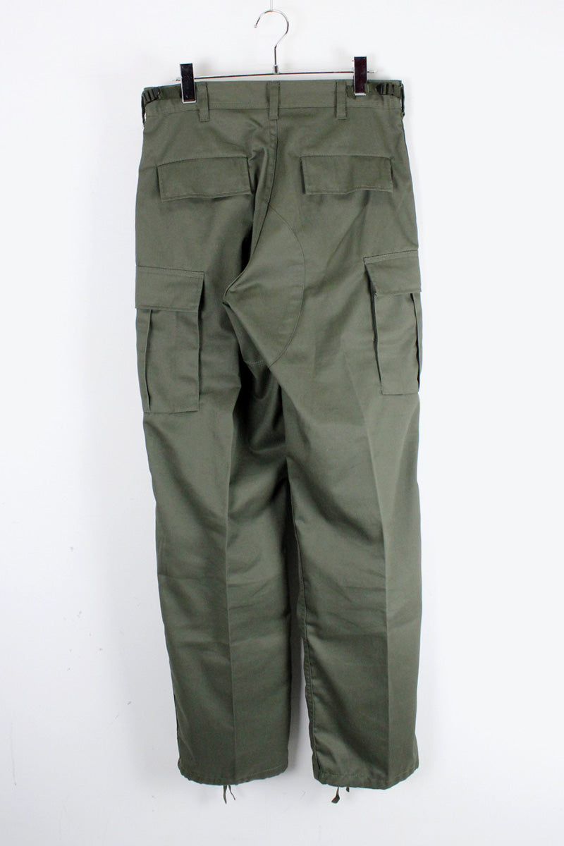 RELAXED FIT ZIPPER FLY BDU PANTS / OLIVE DRAB [NEW]