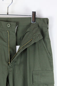 RELAXED FIT ZIPPER FLY BDU PANTS / OLIVE DRAB [NEW]