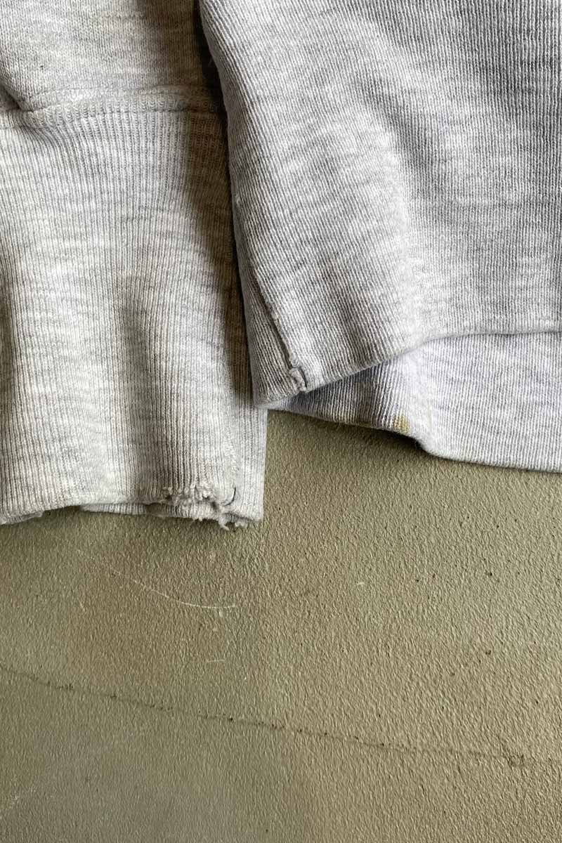 MADE IN USA 90'S REVERSE WEAVE TNE EMBROIDERY SWEATSHIRT / GRAY [SIZE: L USED]