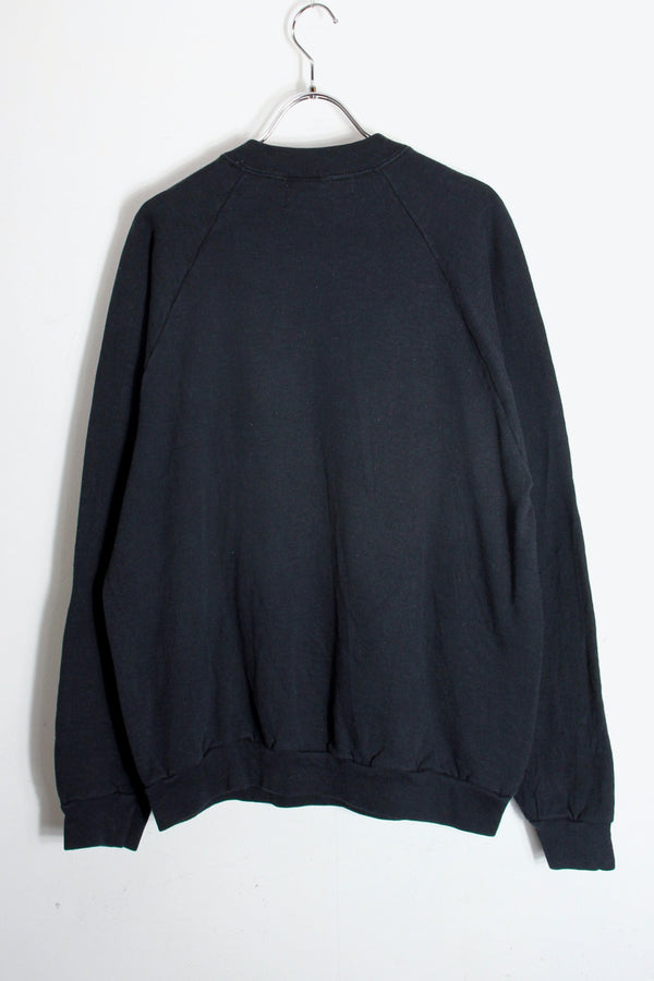 MADE IN USA 90'S LOGO LONDON SWEATSHIRT / BLACK [SIZE: L USED]