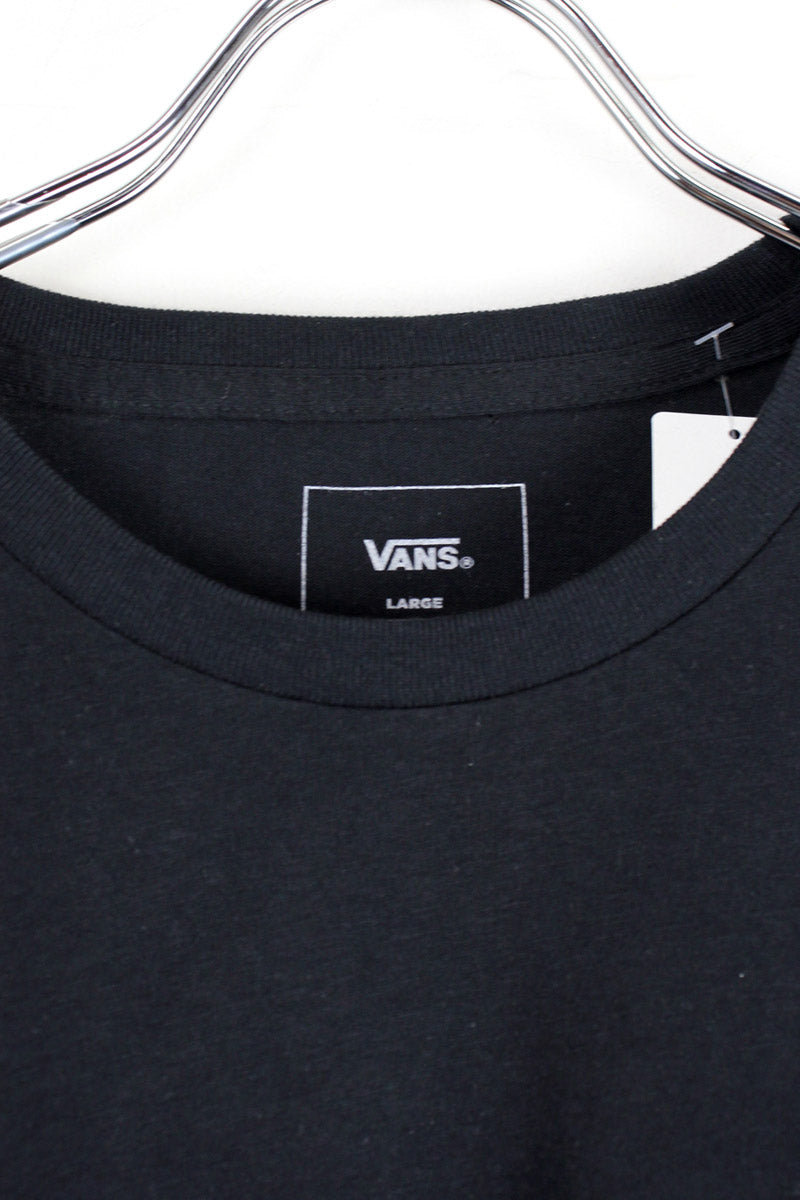 S/S CHERRY ONE POINT POCKET T-SHIRT / BLACK [SIZE: L USED]