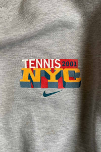01'S TENNIS NYC PRINT SWEATSHIRT / GRAY [SIZE: XL USED]
