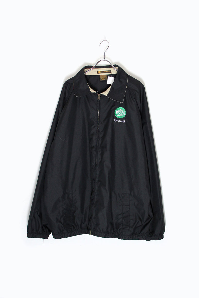 WHOLE FOOD MARKET ZIP JACKET / BLACK［ SIZE: XL USED ]