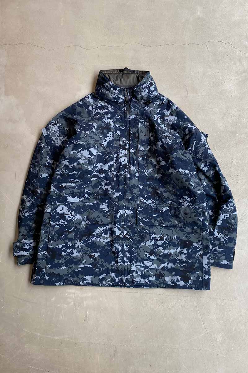 01'S ECWCS 2ND GEN GORE-TEX WORKING PARKA DIGITAL CAMO / NAVY [SIZE: L DEADSTOCK/NOS]