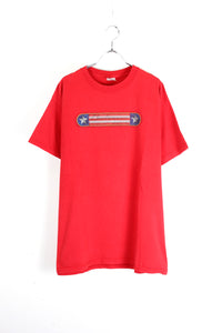 BUDWEISER TEE SHIRT / RED [SIZE: L USED]