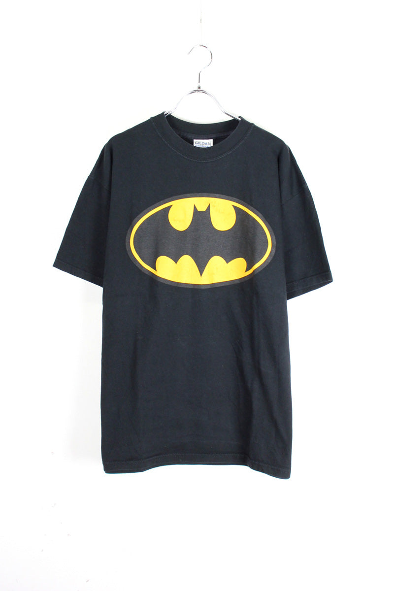 ULTRA COTTON BATMAN TEE SHIRT / BLACK [SIZE: L USED]
