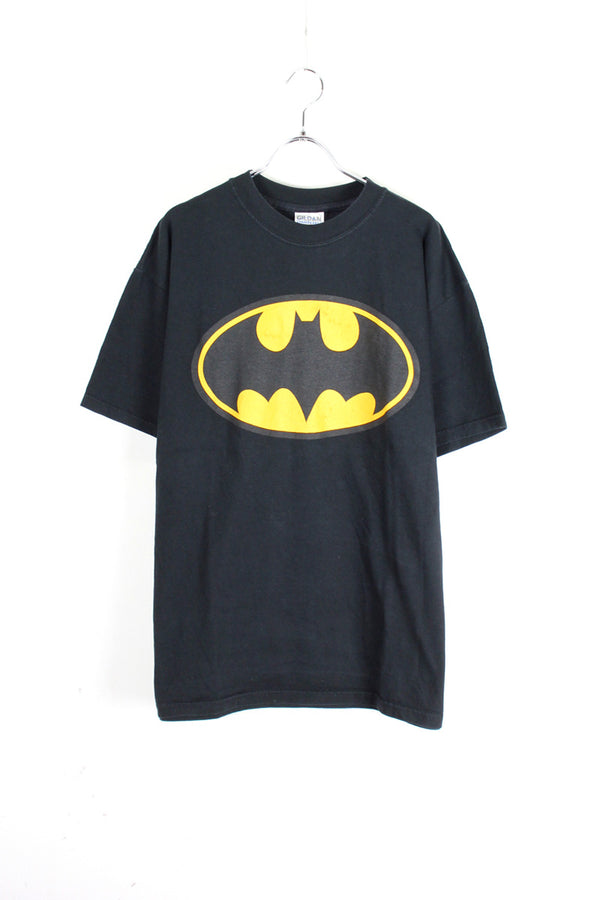 ULTRA COTTON BATMAN TEE SHIRT / BLACK [SIZE: L USED]
