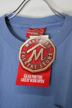画像をギャラリービューアに読み込む, MADE IN USA 90&#39;S S/S POCKET BACK PRINT POCKET ADVERTISING T-SHIRT / DUSTY BLUE [SIZE: XXL相当 DEADSTOCK/NOS]
