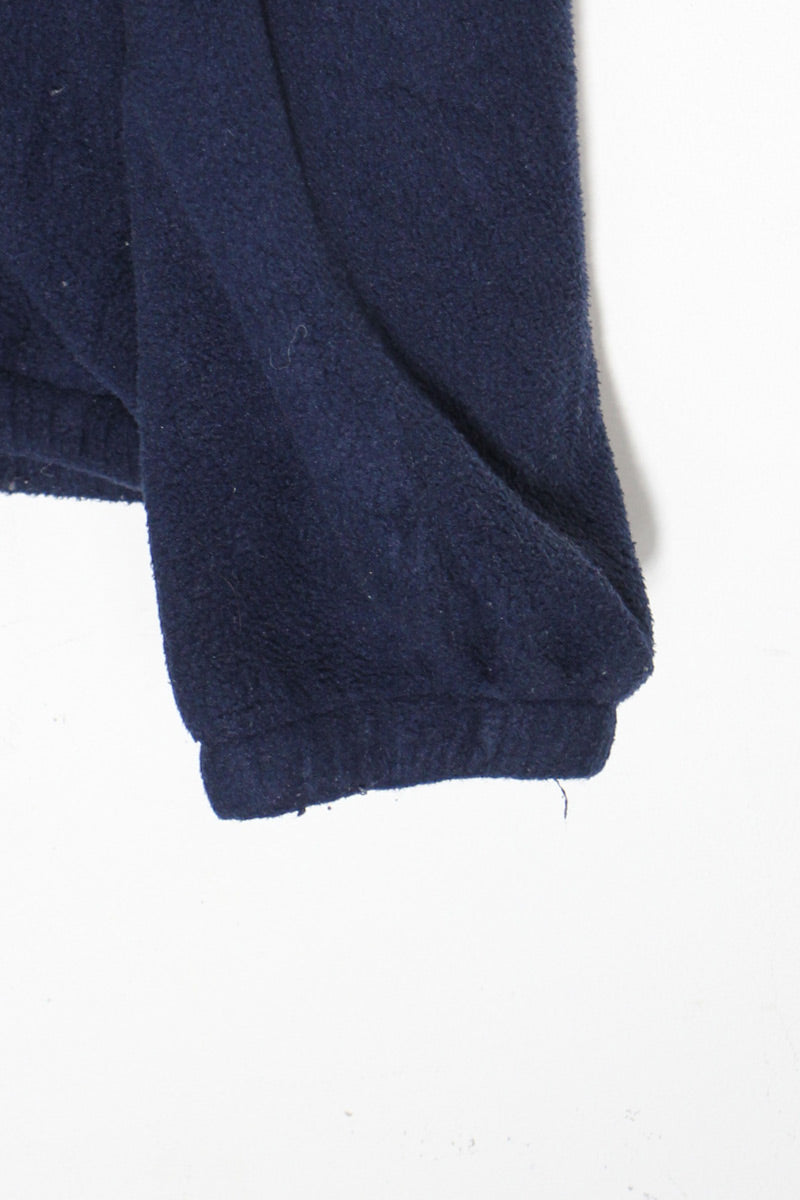 90'S ZIP FLEECE JACKET / NAVY [ SIZE: L USED ]