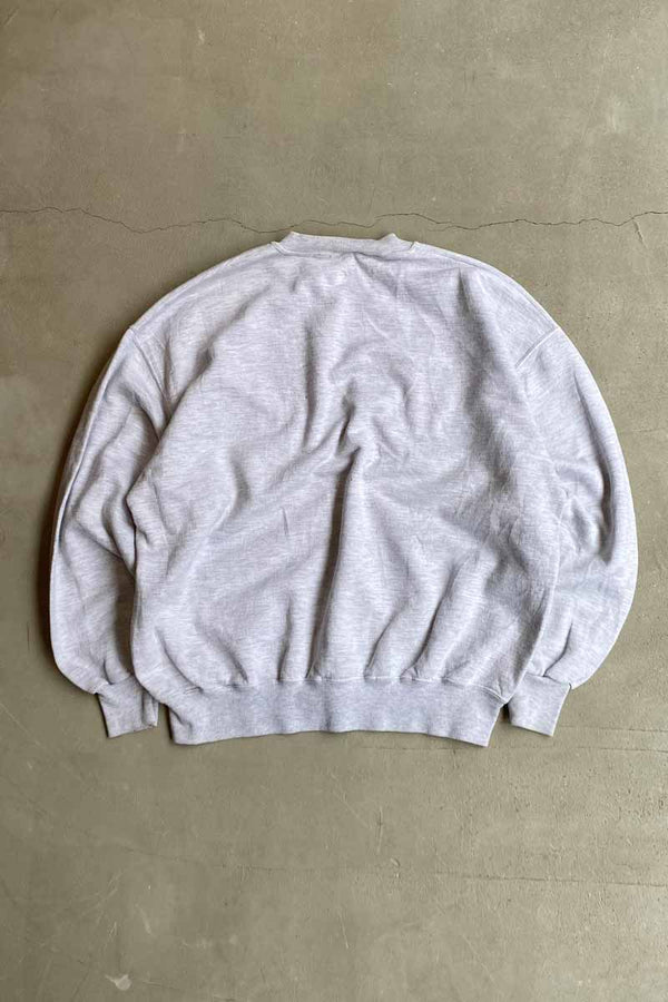 MADE IN USA 90'S ARMY PRINT SWEATSHIRT / GRAY [SIZE: M USED]