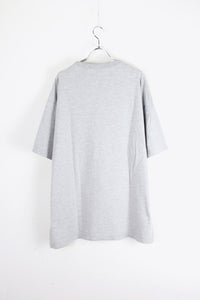 90'S S/S BASEBALL EMBROIDERY POCKET T-SHIRT / GREY [SIZE: XL USED]