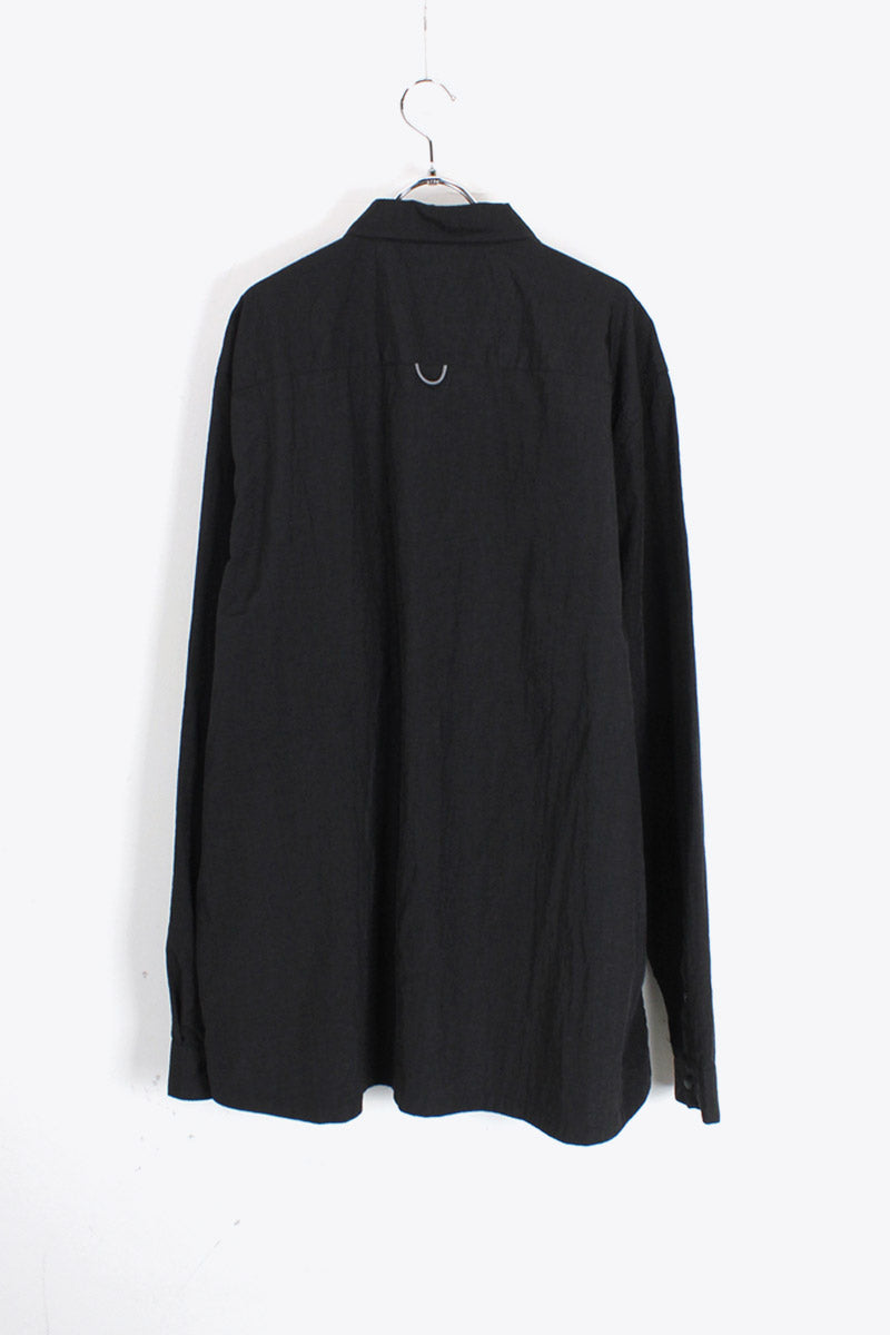 NYLON COATH SHIRT JACKET / BLACK [SIZE: 2XL USED]