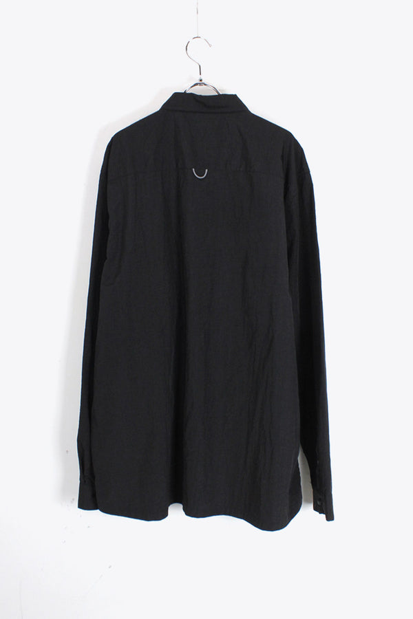NYLON COAT SHIRT JACKET / BLACK [SIZE: 2XL USED]