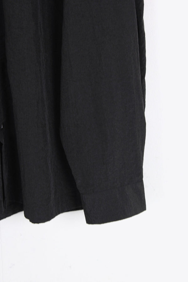 NYLON COAT SHIRT JACKET / BLACK [SIZE: 2XL USED]