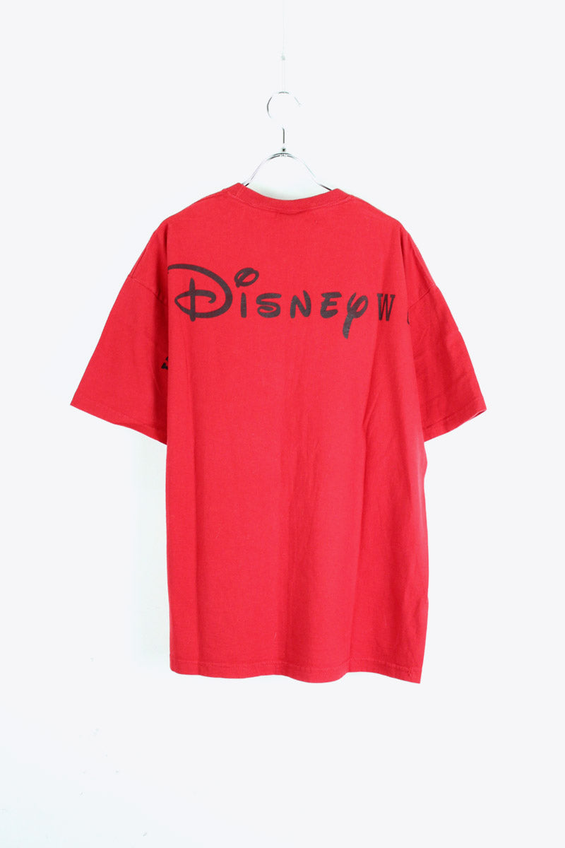 97'S MICKEY T-SHIRT / RED [SIZE: L USED]