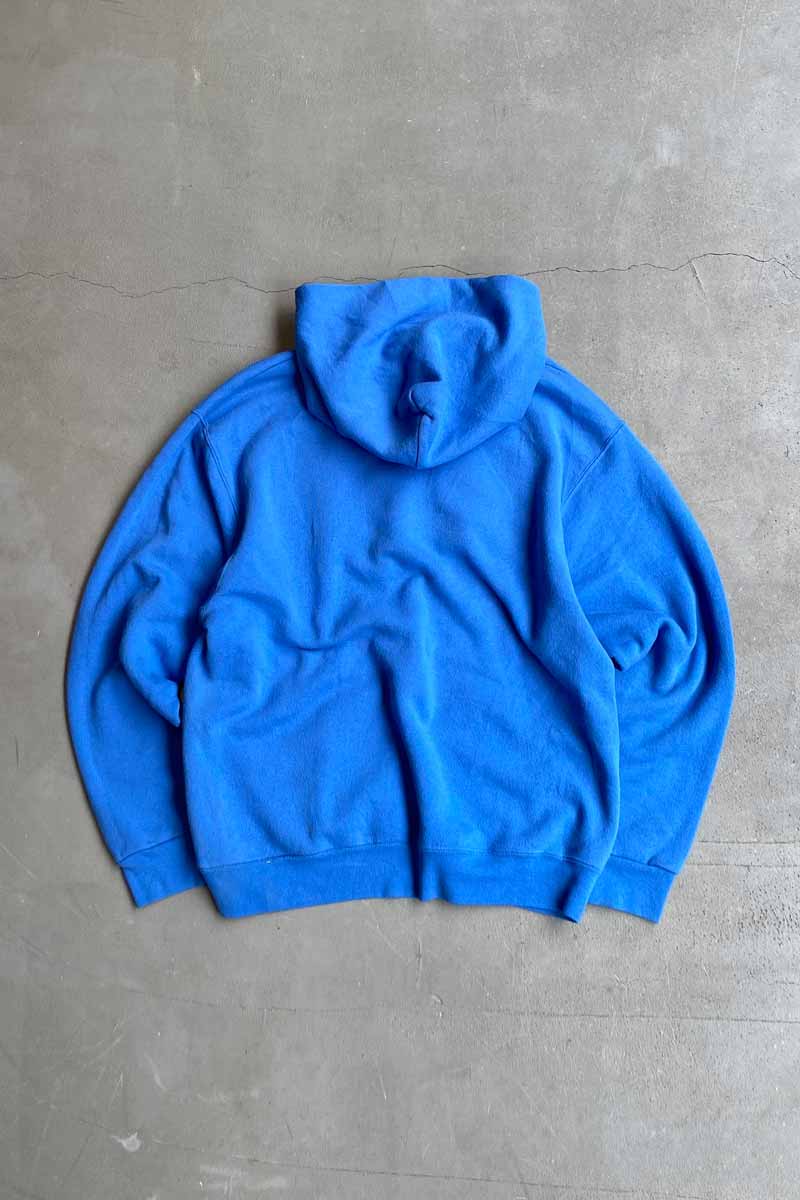 MADE IN USA 90'S UCLA EMBROIDERY COLLEGE SWEAT HOODIE / BLUE [SIZE: M USED]