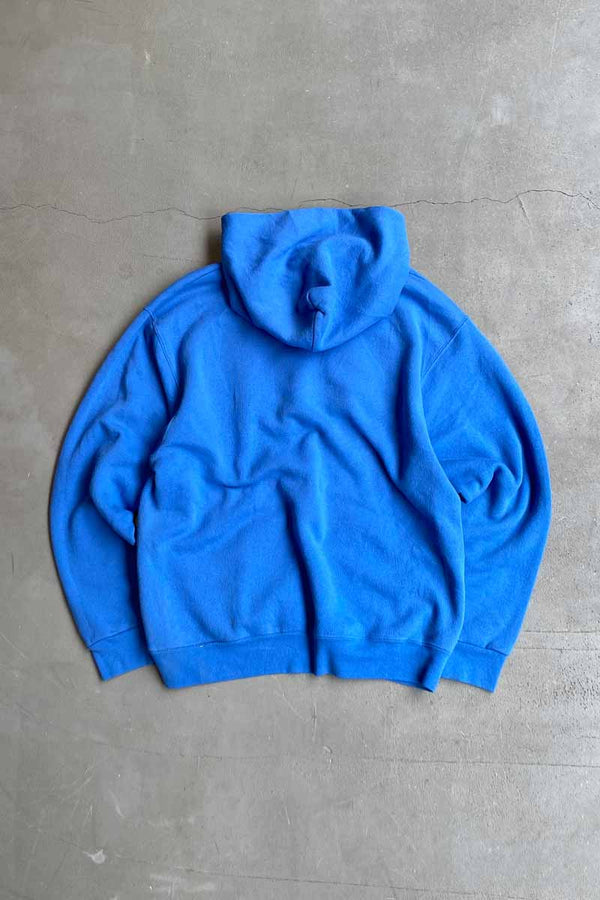 MADE IN USA 90'S UCLA EMBROIDERY COLLEGE SWEAT HOODIE / BLUE [SIZE: M USED]