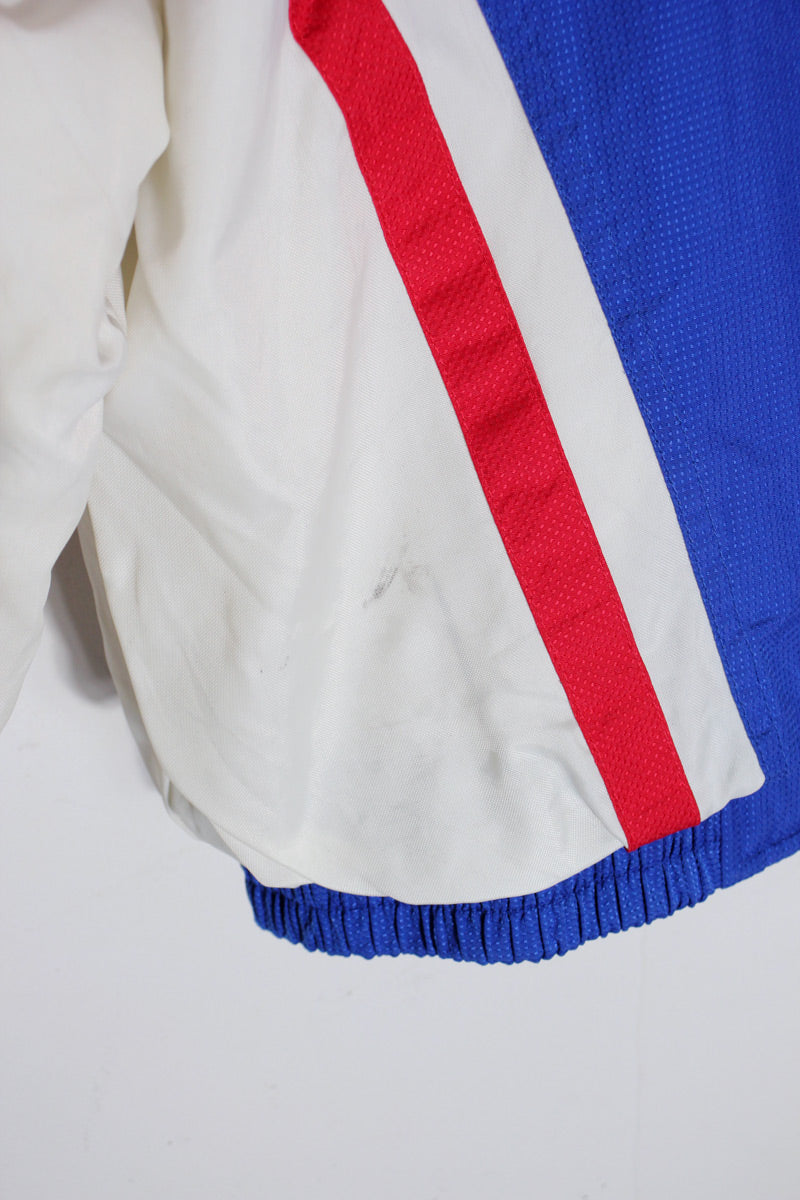 90'S NFL NY GIANTS ZIP NYLON JACKET / BLUE [SIZE: M USED]