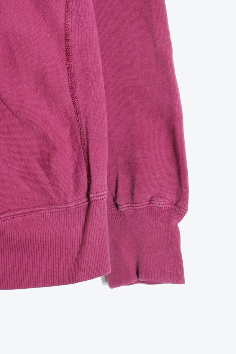 MADE IN USA 90'S KANSAS UNIVERSITY REVERSE WEAVE SWEATSHIRT / BURGUNDY [SIZE: L USED]