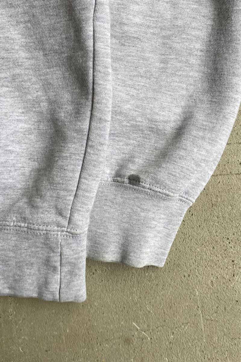 LOGO PRINT SWEAT HOODIE / GRAY [SIZE: M USED]