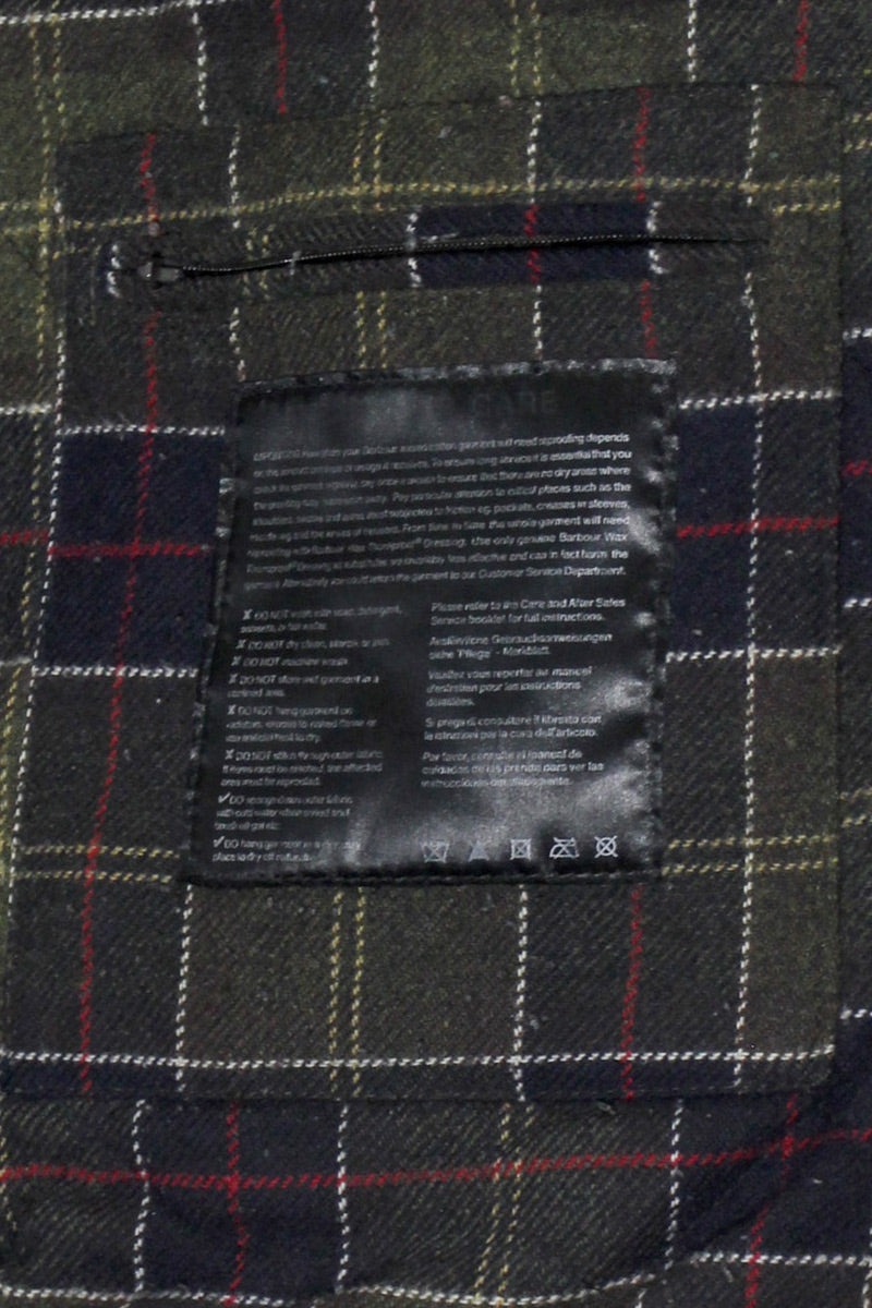MADE IN BULGARIA DUFFEL OILED HALF COAT / KHAKI［SIZE: M USED]