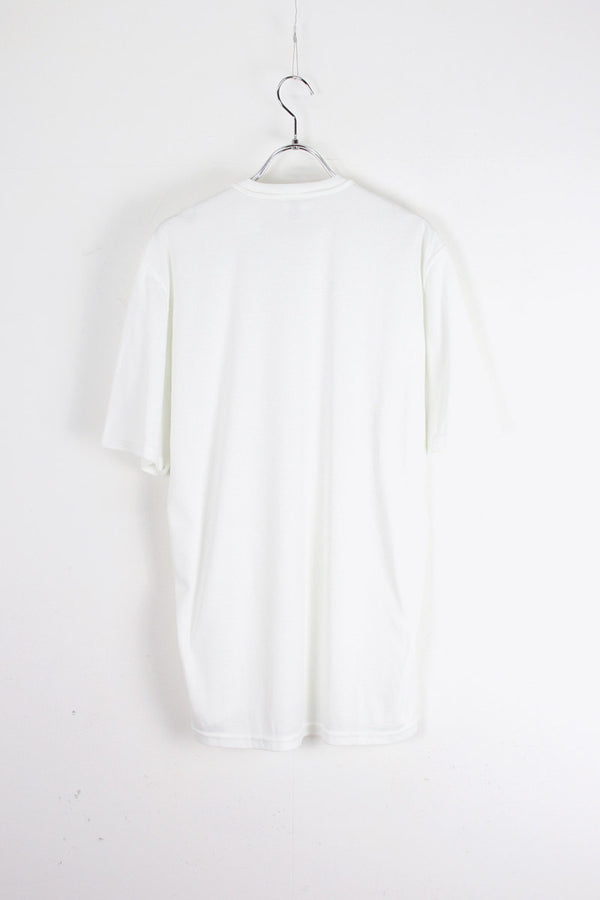 MADE IN USA 90'S CAPILENE S/S CREW NECK T-SHIRT / WHITE [SIZE: L USED]
