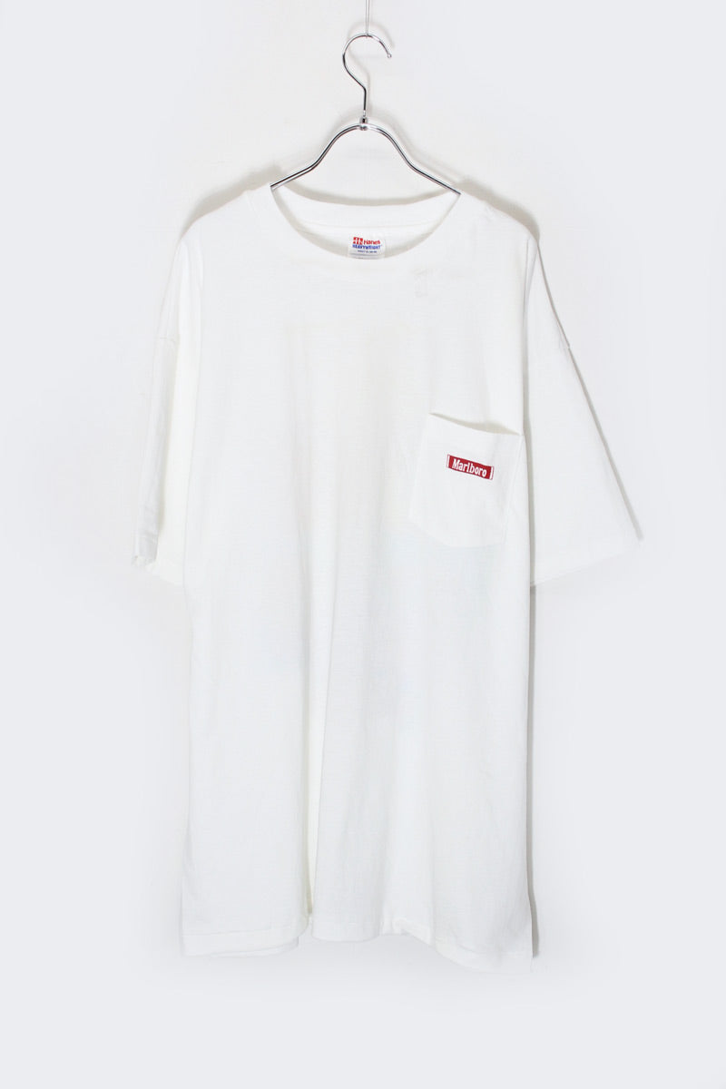 MADE IN USA 90'S S/S MARLBORO CACTUS BACK PRINT ADVERTISING T-SHIRT / WHITE [SIZE: XL DEADSTOCK/NOS]