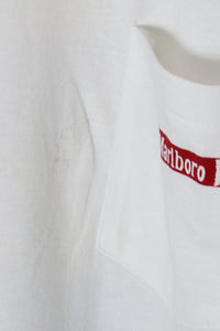 MADE IN USA 90'S S/S MARLBORO CACTUS BACK PRINT ADVERTISING T-SHIRT / WHITE [SIZE: XL DEADSTOCK/NOS]