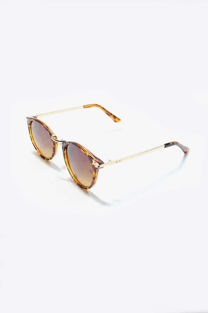 MADE IN ITALY SUNGLASSES / BROWN [SIZE: ONE SIZE USED]