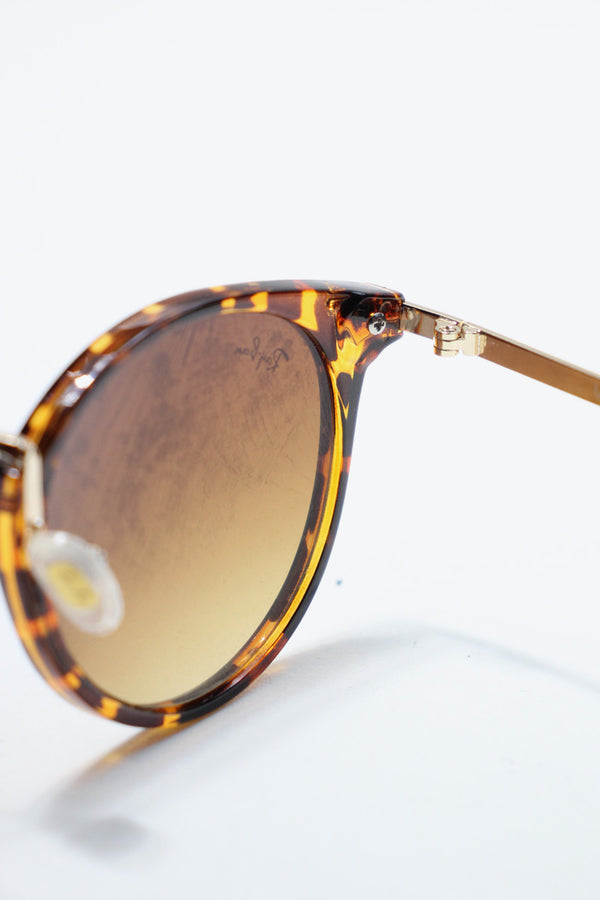 MADE IN ITALY SUNGLASSES / BROWN [SIZE: ONE SIZE USED]
