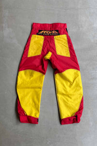 OFF ROAD RACING NYLON PANTS / RED [SIZE: M USED]