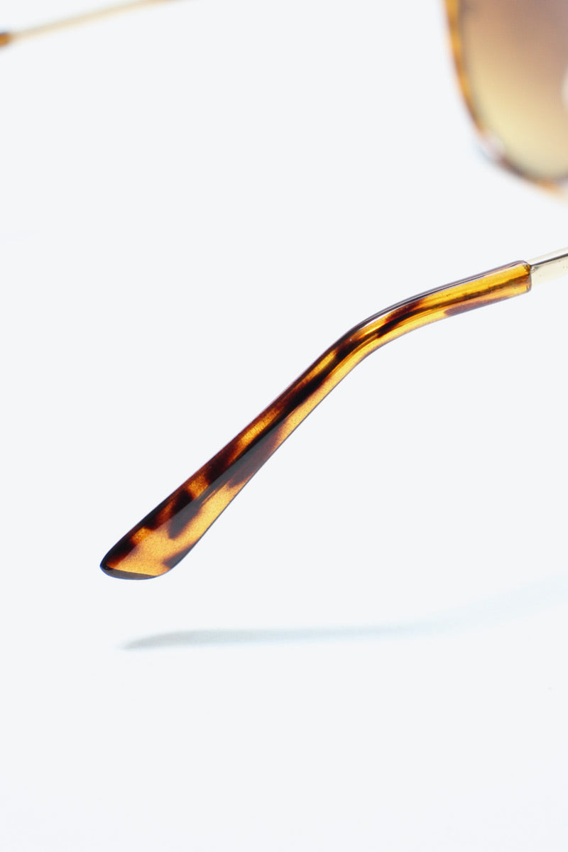 MADE IN ITALY SUNGLASSES / BROWN [SIZE: ONE SIZE USED]