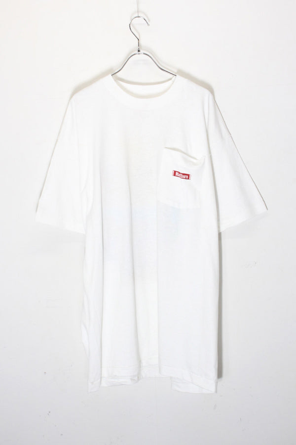 MADE IN USA 90'S S/S MARLBORO CACTUS BACK PRINT ADVERTISING T-SHIRT / WHITE [SIZE: XL DEADSTOCK/NOS]