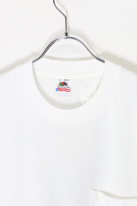 MADE IN USA 90'S S/S MARLBORO RODEO BACK PRINT POCKET ADVERTISING T-SHIRT / WHITE [SIZE: XL DEADSTOCK/NOS]