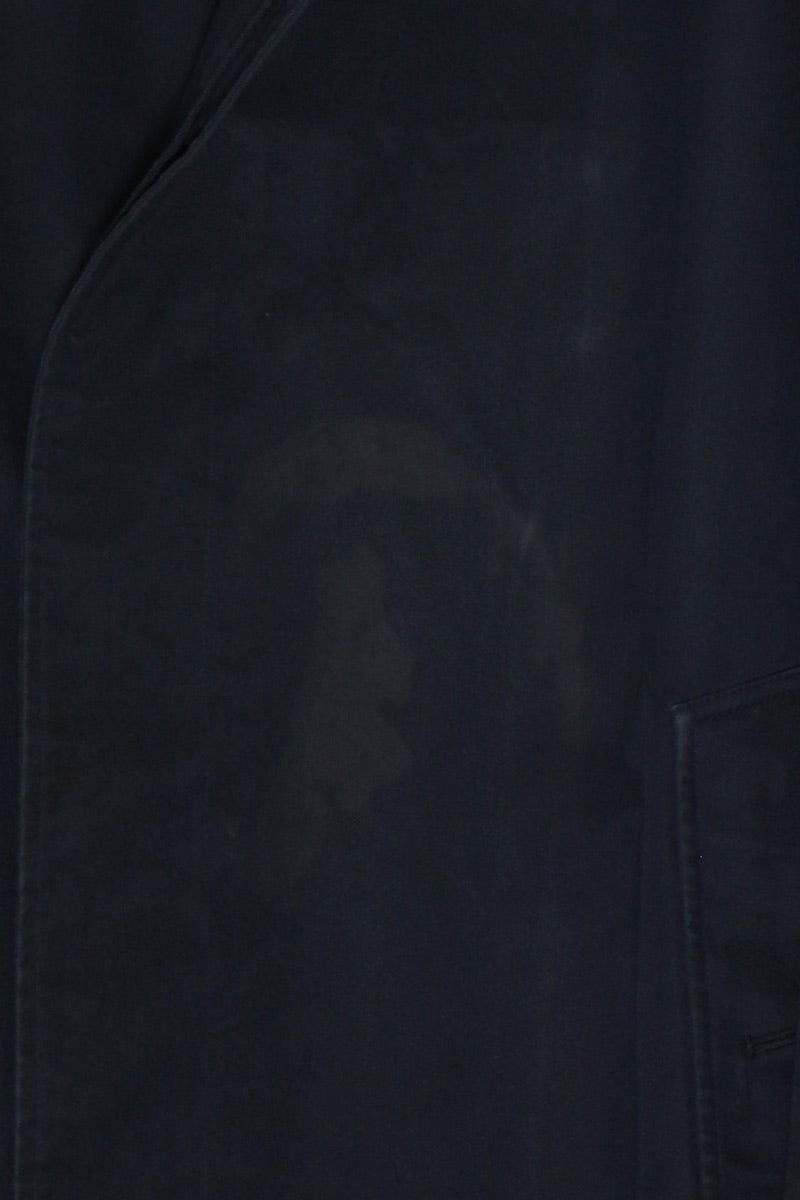MADE IN ENGLAND 90'S BALMACAAN COAT W/LINER / NAVY [SIZE: L equivalent USED]