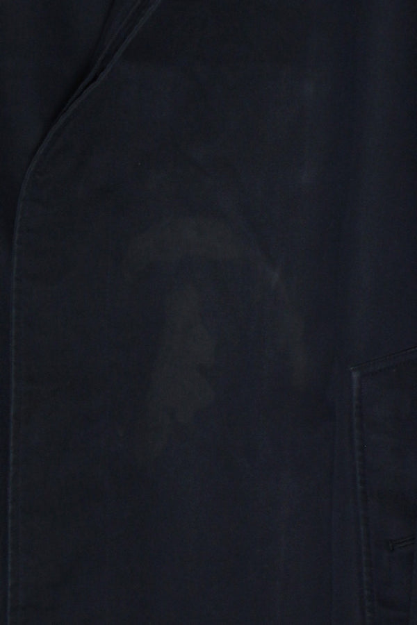 MADE IN ENGLAND 90'S BALMACAAN COAT W/LINER / NAVY [SIZE: L equivalent USED]