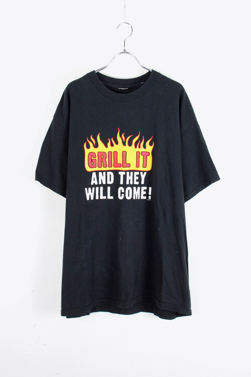 GRILL IT TEE SHIRT / BLACK [SIZE: 2XL USED]