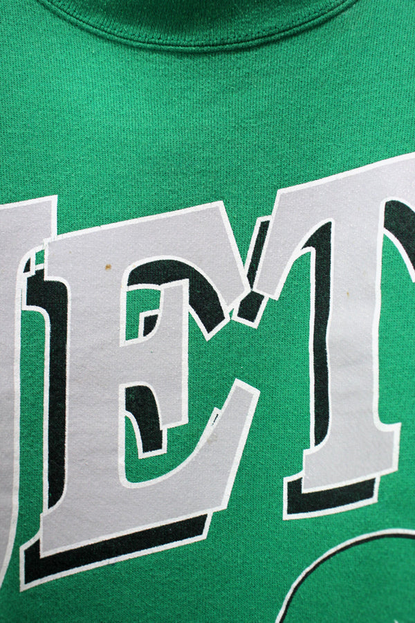 MADE IN USA 90'S NFL NY JETS SWEATSHIRT / GREEN [SIZE: M USED]