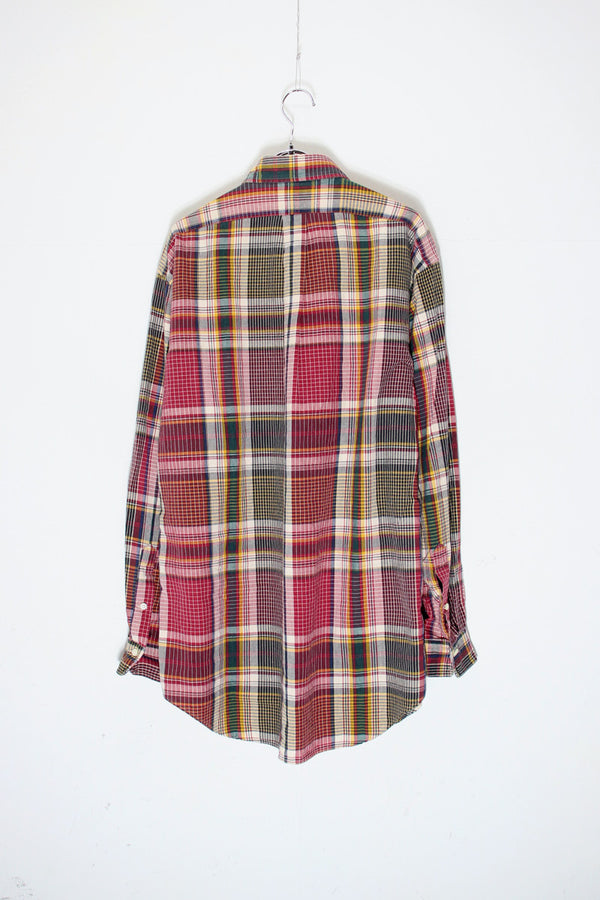 90s Long Sleeve Button-Down Check Shirt / Multi [SIZE: S USED]