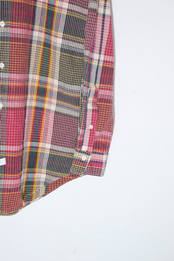 90s Long Sleeve Button-Down Check Shirt / Multi [SIZE: S USED]