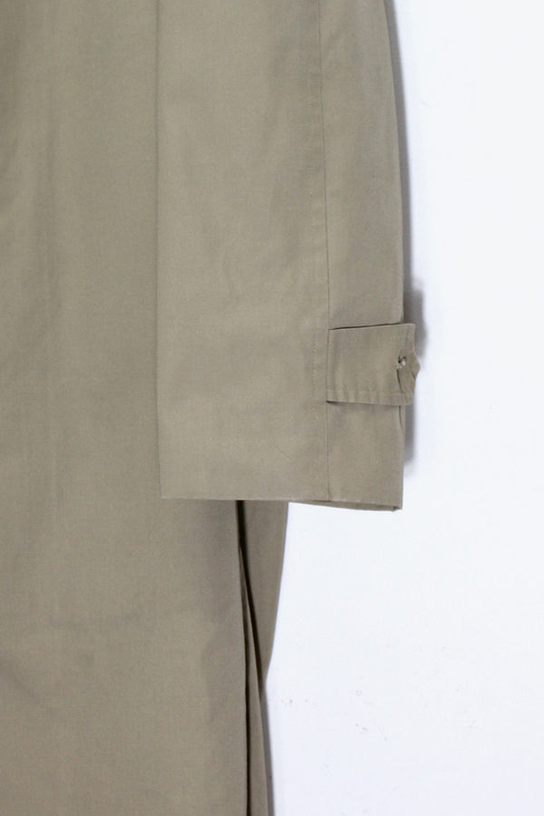 90'S BALMACAAN COAT W / FUR LINER / BEIGE [SIZE: M equivalent USED]