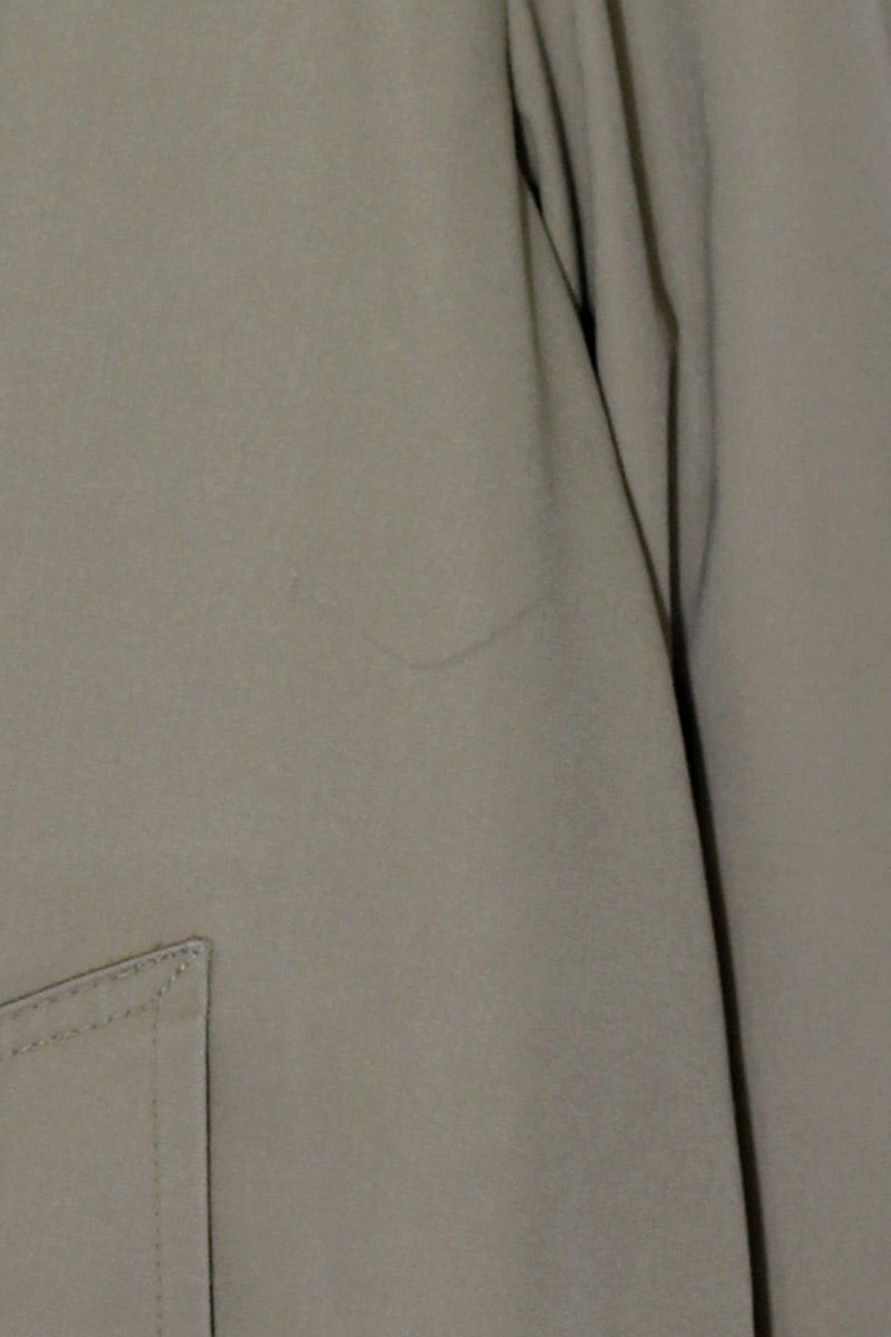 90'S BALMACAAN COAT W / FUR LINER / BEIGE [SIZE: M equivalent USED]